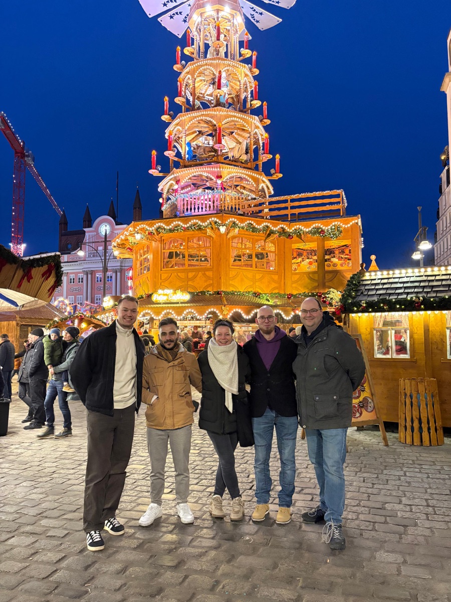 Das Team von Bosch Car Service Wemme auf dem Weihnachtsmarkt